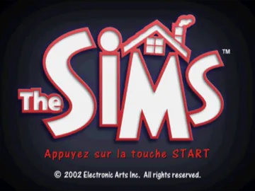 The Sims (Japan) screen shot title